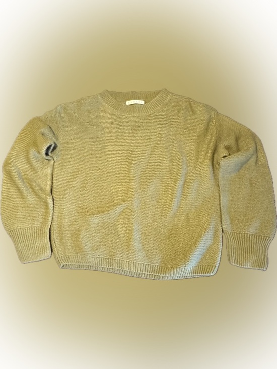 Karlie Sweaters - KARLIE Sage - Olive Green Crewneck Sweater